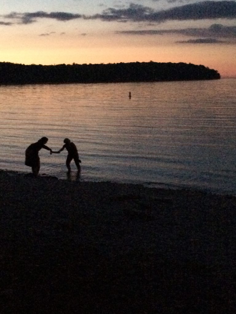 Sunset on Washington Island - photo may not be used without permission from Liza Wiemer